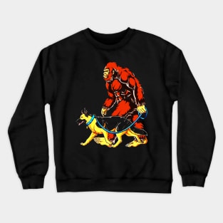 German Shepherd Bigfoot Crewneck Sweatshirt